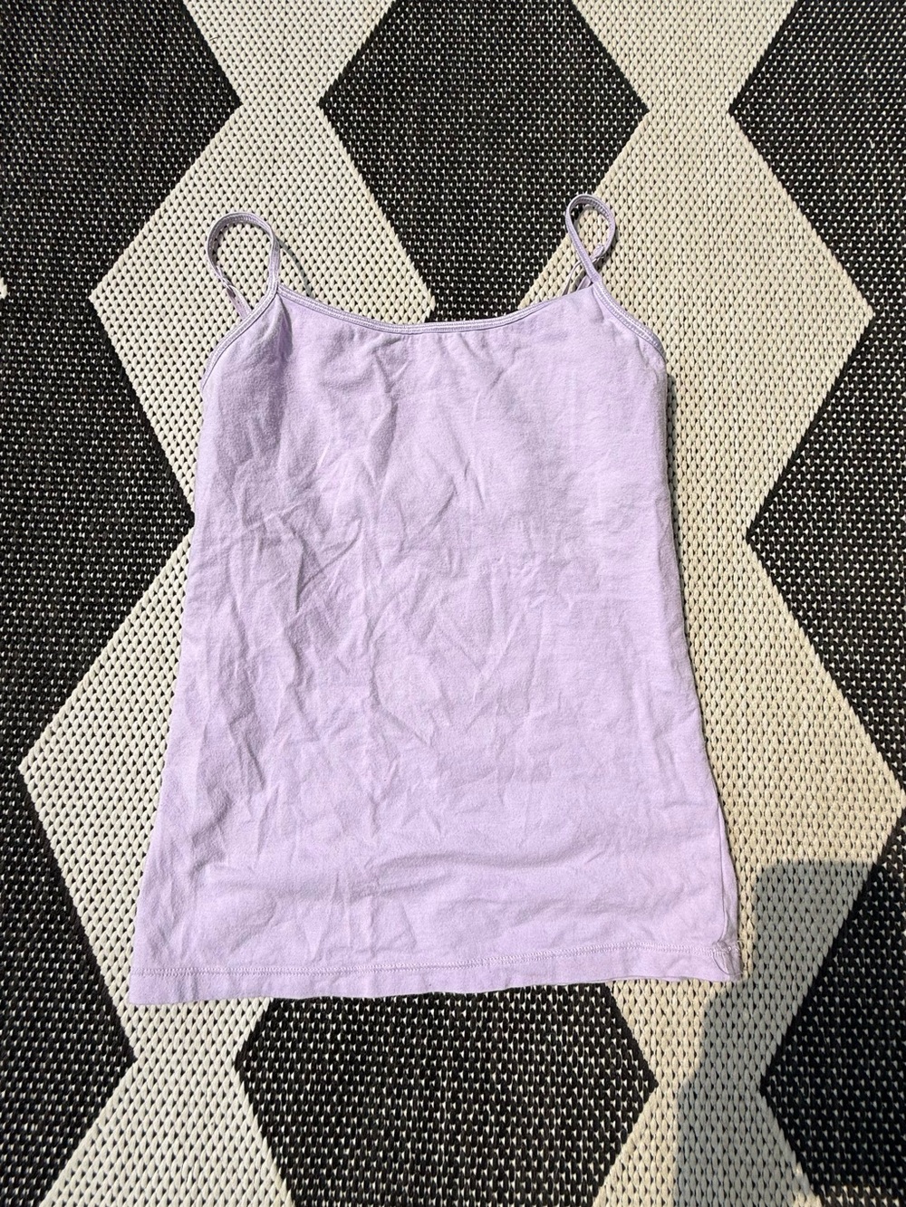 Lilac Spaghetti Strap Tank Top - Women's Casual Camisole